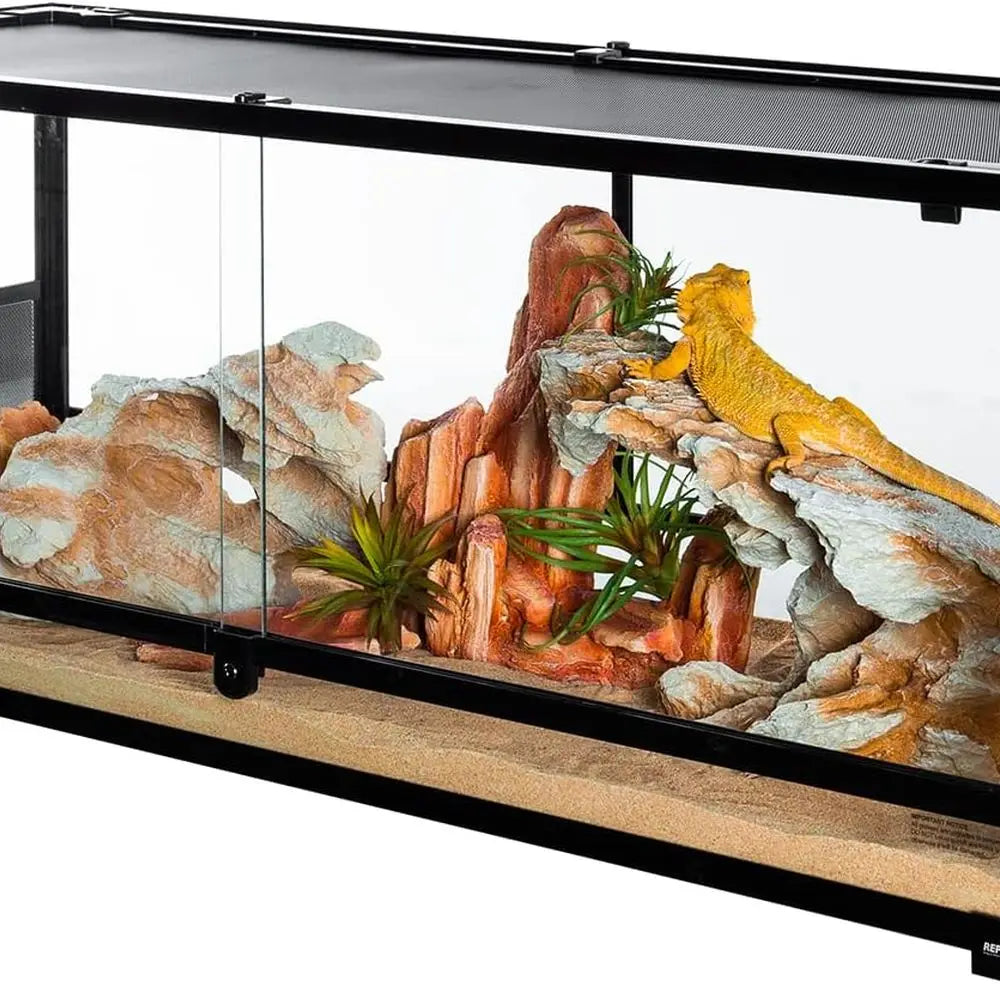 Tempered Glass Terrarium Habitat For Reptiles And Amphibians