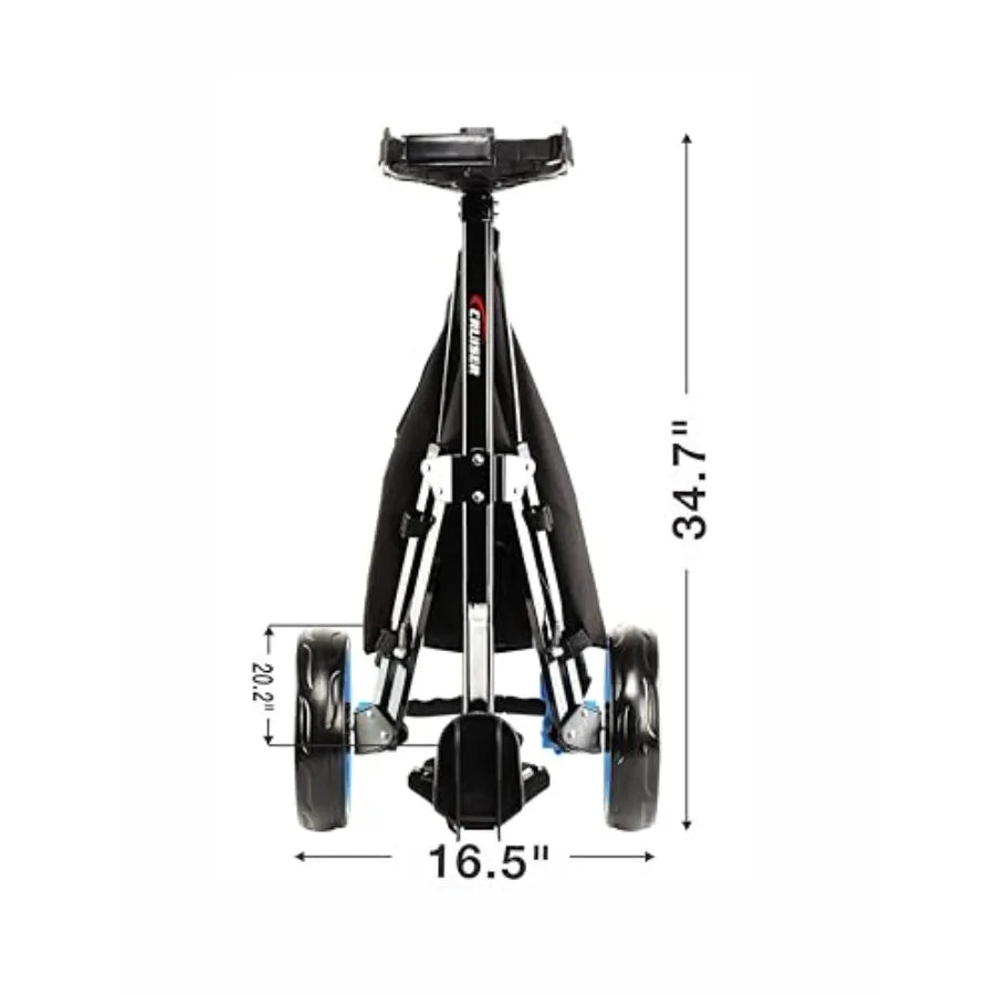 Yao Hui Huang Cruiser 3 Wheel Golf Push Cart Stabilizers