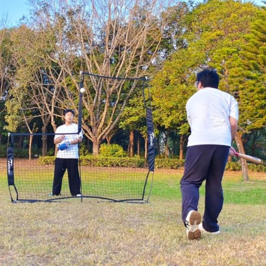 Baseball Softball Pitching Screen With Upgrade Frame Net