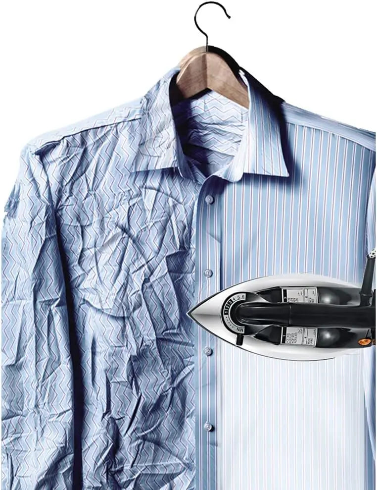 XMSJ Dry Iron No Steam No Holes Nonstick Soleplate