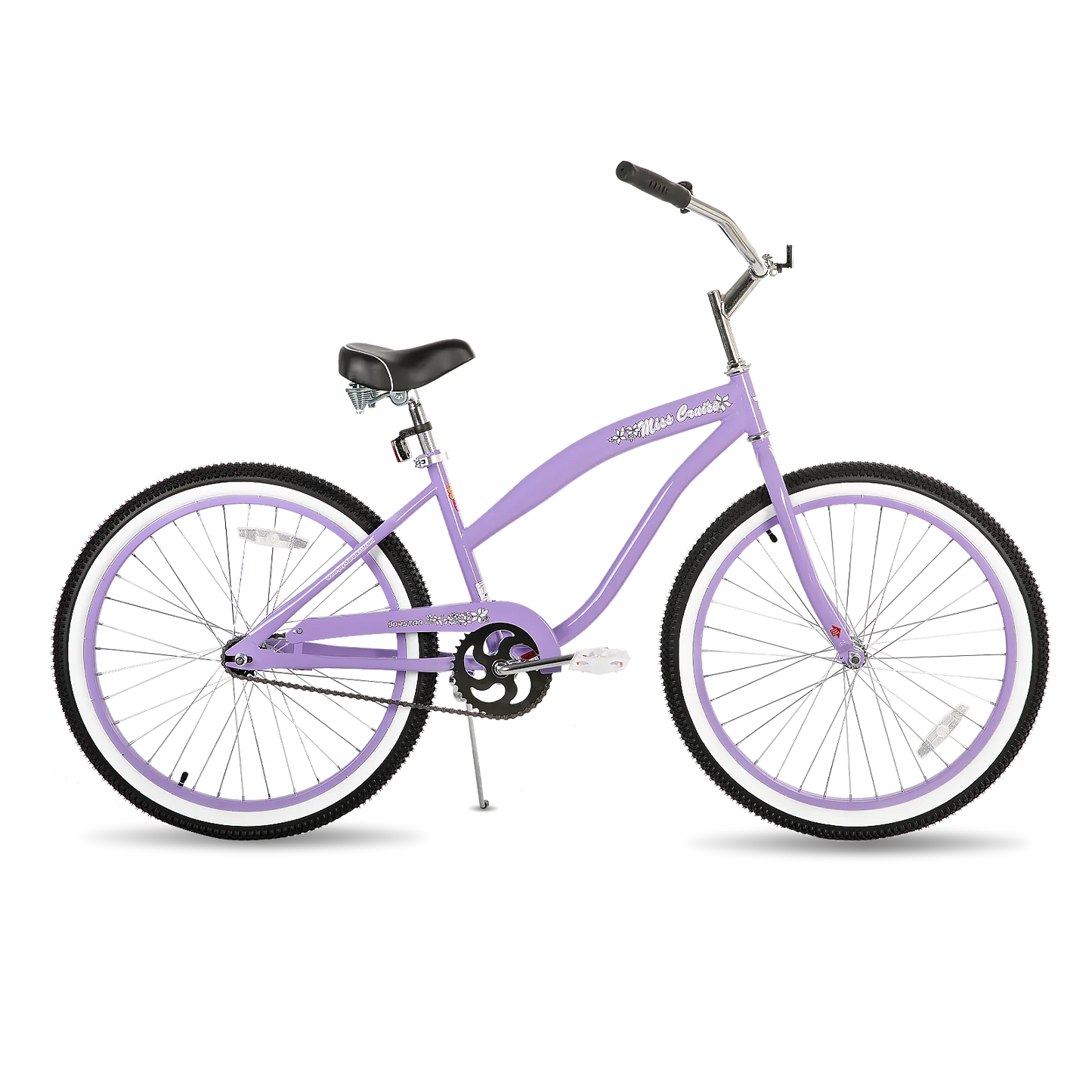 Joystar Beach Cruiser Bike Single Speed With Coaster Brake Steel Frame