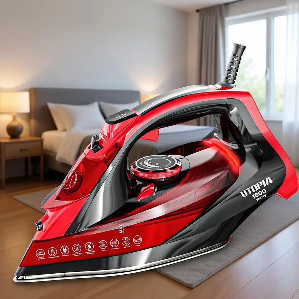 XMSJ 1800W Iron With Auto Off And Adjustable Steam Control