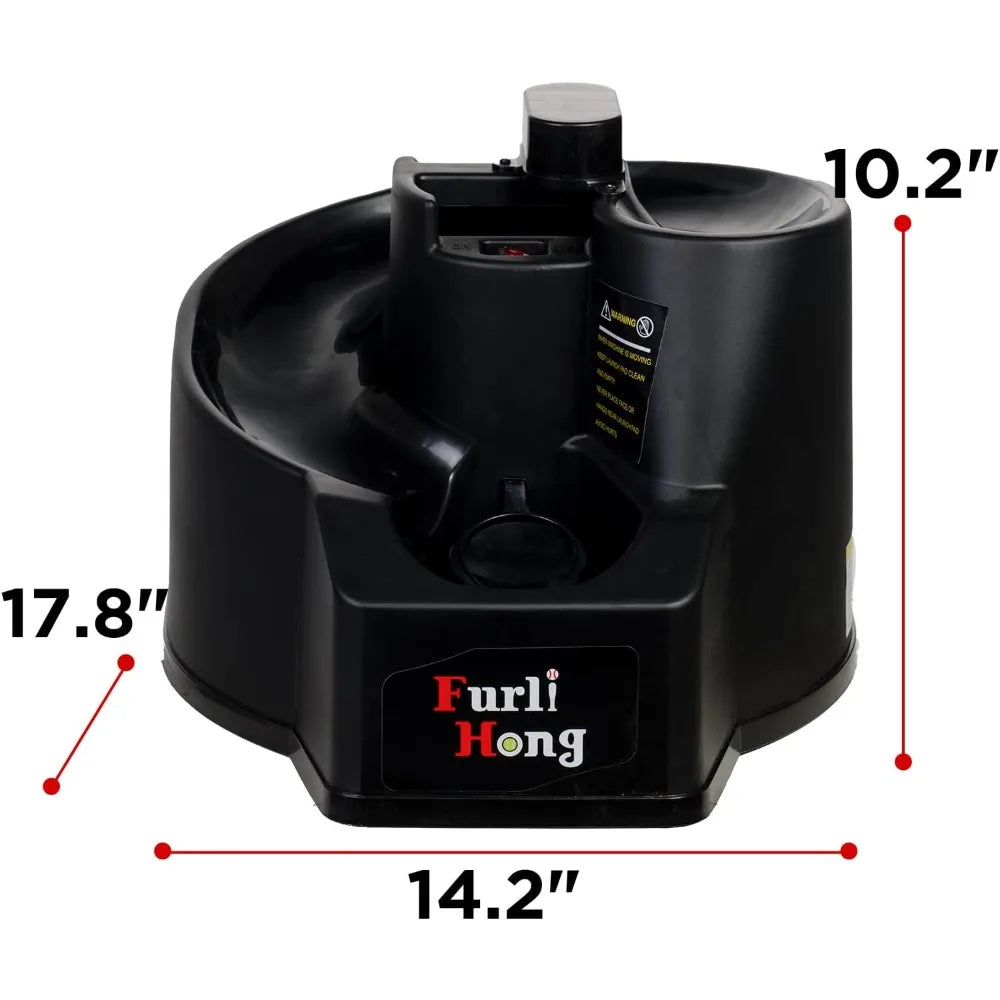 6902BHA Rechargeable Baseball Softball Toss Machine With Extendable Ball Stacker