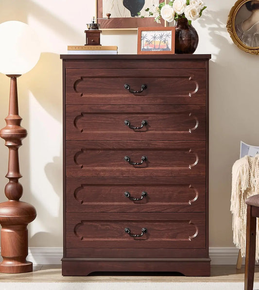 Farmhouse Dresser Chest Of Drawers For Bedroom Rustic