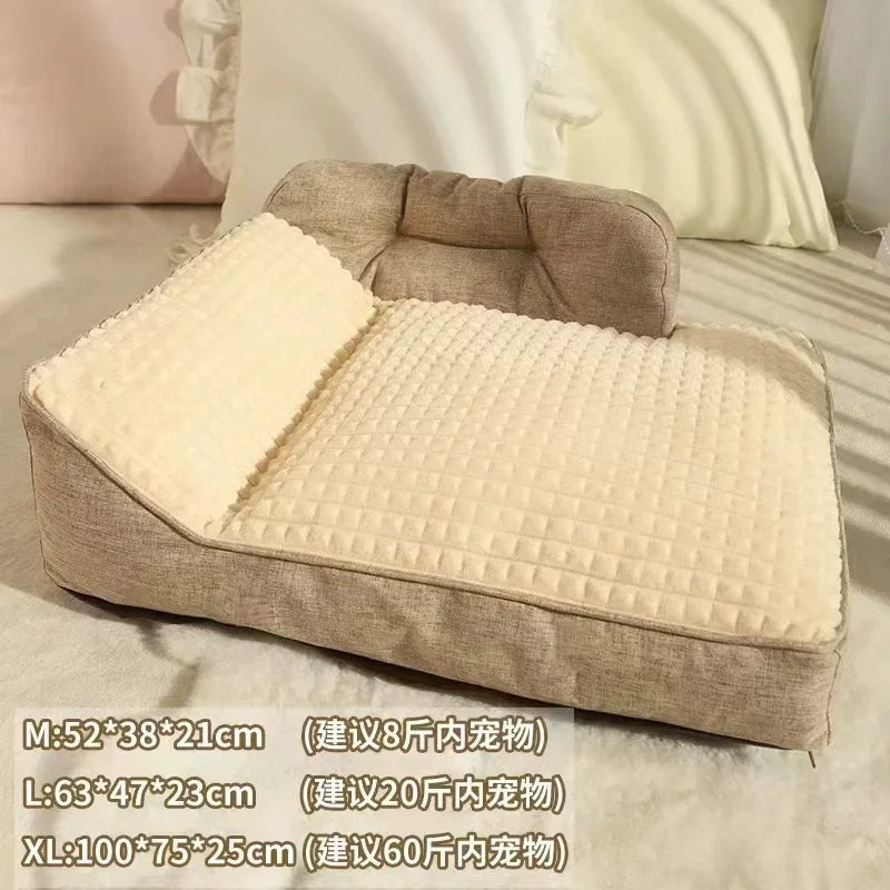 Dog Heating Sofa Bed For Autumn Winter Pets Comfort