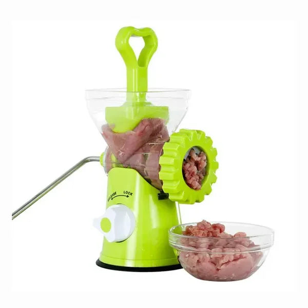 Manual Meat Grinder Hand Crank With Suction Base For Kitchen