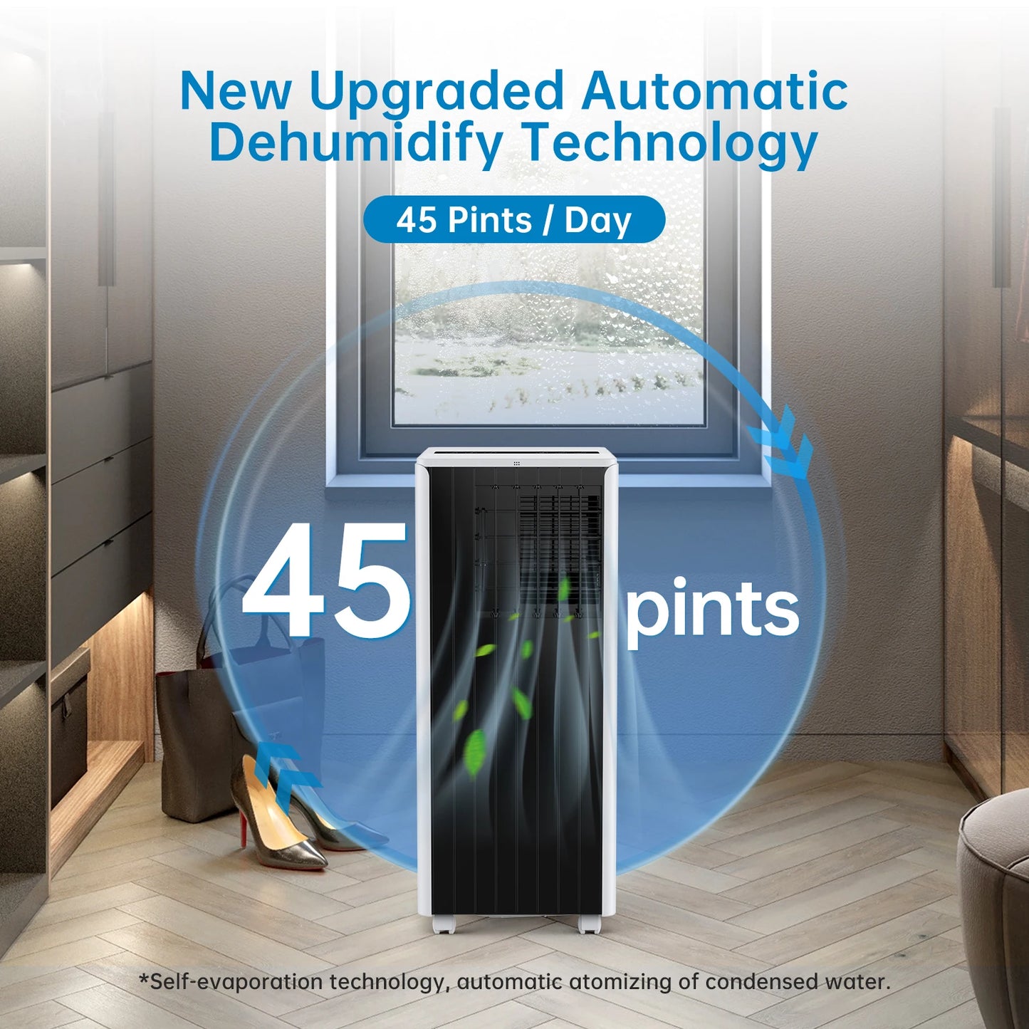 AdoollaHign-concerned Portable 8000 BTU 3 In 1 Air Conditioner