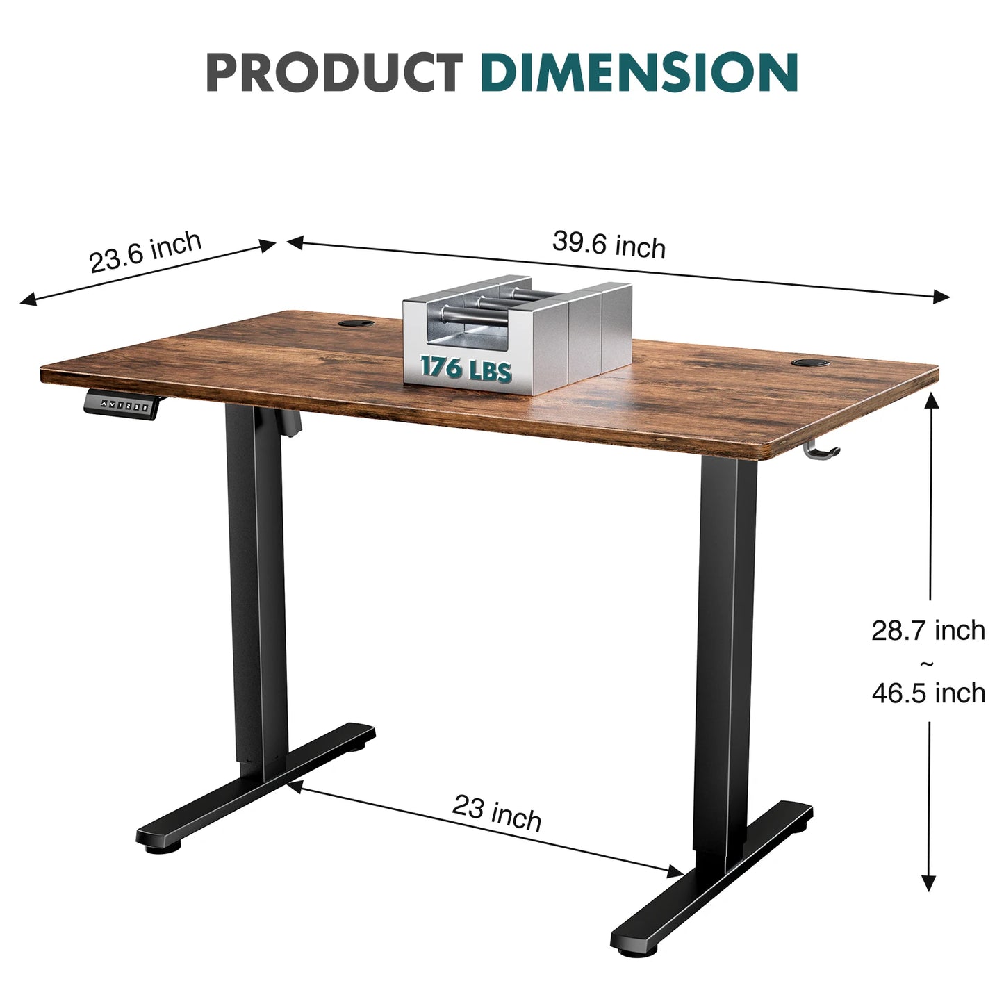 JHK Ergonomic Electric Standing Desk Height Adjustable