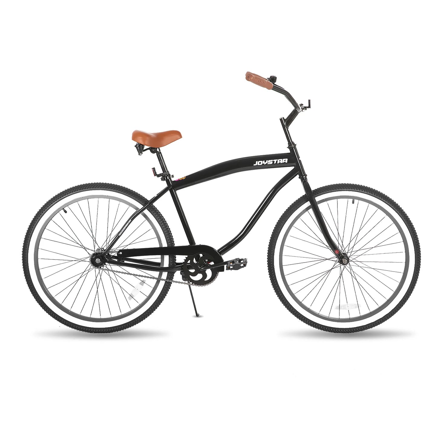 Joystar Beach Cruiser Bike Single Speed With Coaster Brake Steel Frame