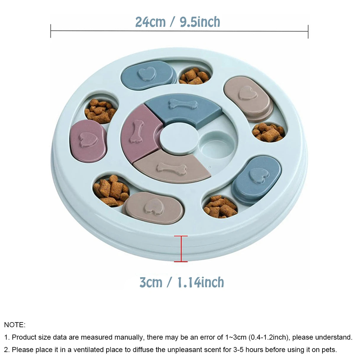 Dog Slow Feeder Toy For Training And Educational Stimulation